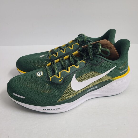 NEW Nike Air Zoom Pegasus 41 Green Bay Packers Running Shoes FZ5090-300 Size 8 main image 6